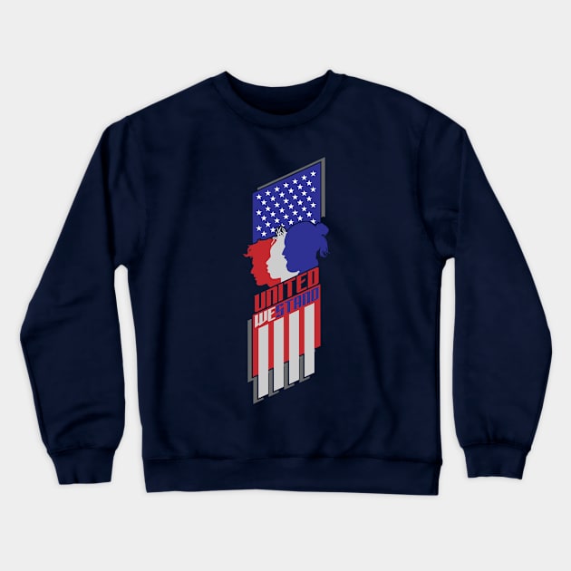 Untied We Stand Crewneck Sweatshirt by damienmayfield.com